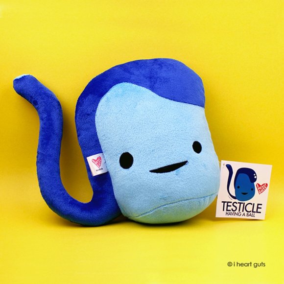 I Heart Guts Testicle Lot including Plush Keychain Pin Science Anatomy Geek Gift - Picture 5 of 6